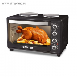 Centek CT-1530-36 PLATE черный Жарочный шкаф