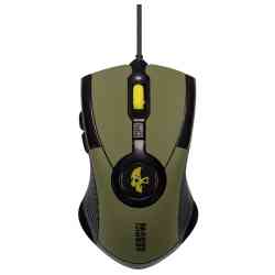 Проводная мышь Jet.A ARROW JA-GH35 зелёная (800/1200/1600/2400 dpi, 6 кнопок, USB) игровая