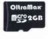 Карта памяти OltraMax 2GB microSD без адаптера SD, шт