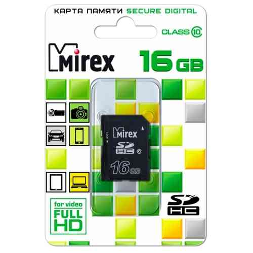 MIREX SDHC 16Gb Class10