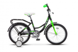 Велосипед 16" 1ск Stells Flyte (рама 11") черн/салатовый