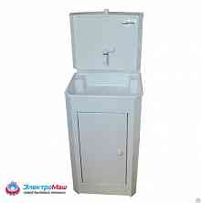 Умыв Чистюля белый 15 л с ЭВН мет бак, пласт мойка