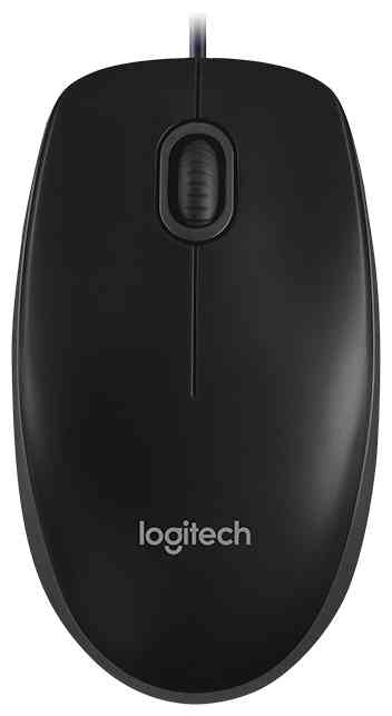 LOGITECH Optical Mouse B100 Black USB (910-003357) мышь