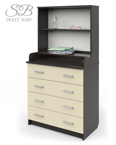 Комод Sweet Baby Albero Wenge Crema (Венге+ ваниль)