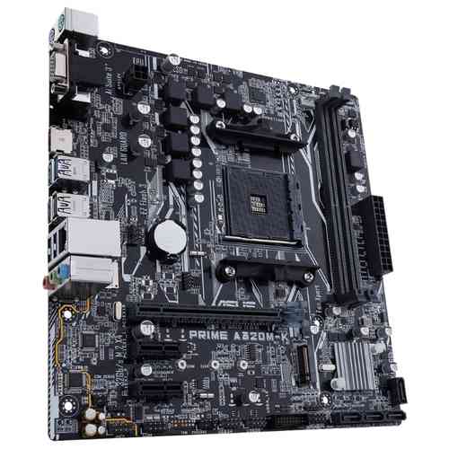 ASUS AM4 PRIME A320M-K PCI-Ex16, 2*DDR4, SATA3 RAID/M.2, HDMI/VGA, USB3.0, mATX RTL