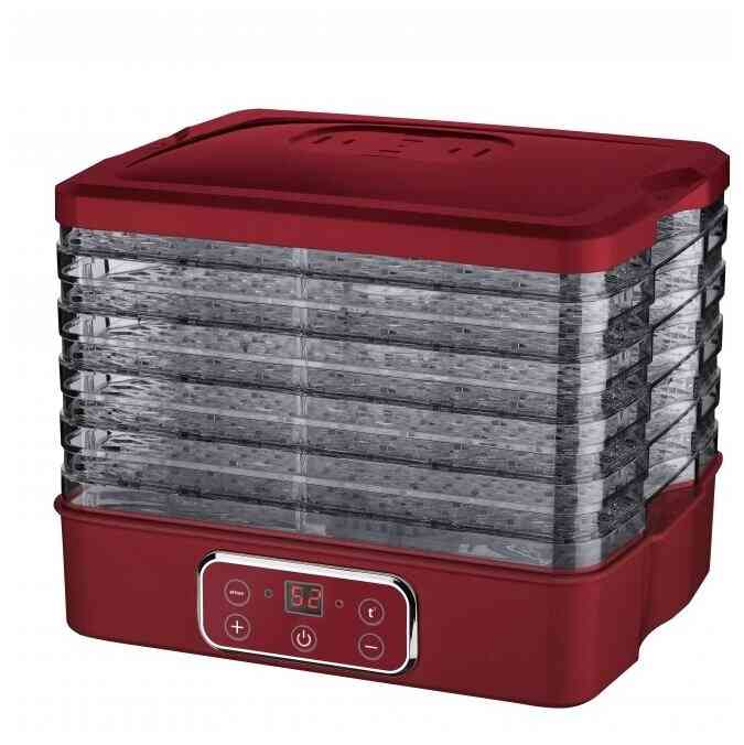 MARTA MT-1949 бордовый гранат сушилка для овощей и фруктов