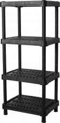 Стеллаж универсальный для хранения вентилируемый Blocker Expert 60*45 4 полки черный BR3801ЧР (1/1)