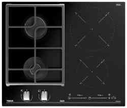 TEKA HYBRID JZC 64322 ABN black варочная поверхность комбинированная
