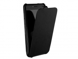 - книжка (флип) BQ для BQS - 4028 Up (Экокожа черная флотер) чехол