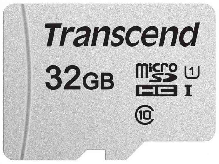TRANSCEND MicroSDHC 32Gb 300S Class10, UHS-I Class 1 (U1), R95Mb/s, W25Mb/s, TS32GUSD300S-A, Ad, RTL