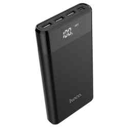 Внешний аккумулятор HOCO B35E 30000 мАч, 3USB, Micro, Type-C, дисплей, черный