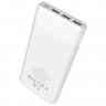 Внешний аккумулятор HOCO B35E 30000 мАч, 3USB, Micro, Type-C, дисплей, черный