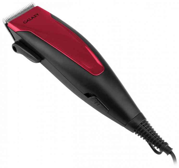 Машинка для стрижки Galaxy LINE GL4101, бордовый/черный