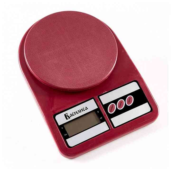 ВАСИЛИСА ВА-012 бордовый настольные электронные весы