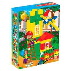 Конструктор 3447 "Строитель" в коробке (170 элементов) (5/1)