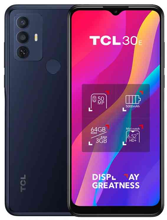 TCL 30E 3/64 Blue