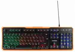 ГАРНИЗОН GK-320G, подсветка, USB, черный, антифантомные клавиши Игровая клавиатура