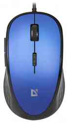 DEFENDER Accura MM-520 оптика,6 кнопок,1600dpi, синий мышь