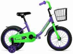 FORWARD BARRIO 14 (1 ск.) 2020-2021, фиолетовый Велосипед