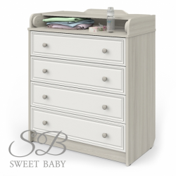 Комод Sweet Baby Silvio Frassino Bianco (Ясень+белый)