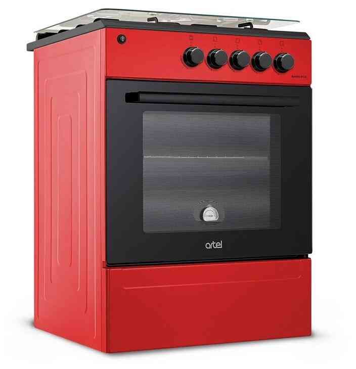 ARTEL APETITO 50-10-E красная Комбинированная плита