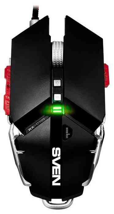 Игровая мышь SVEN RX-G985 250-4000DPI, 9 + 1 кнопок, подсветка