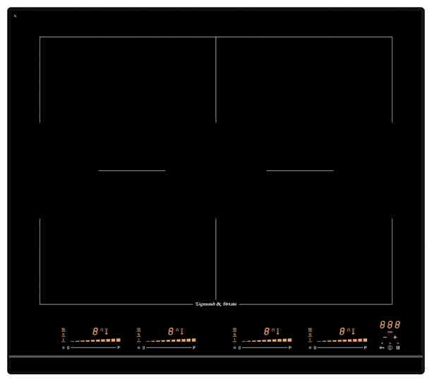 Zigmund Shtain CIS 444.60 BK варочная поверхность электрическая