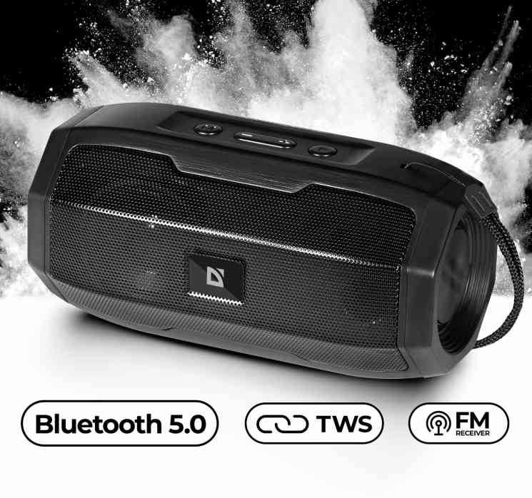 DEFENDER портативная колонка G36 5Вт, bluetooth, FM/USB/TF/AUX