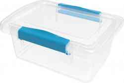 Ящик для хранения Laconic mini пластиковый с защелками 0,85 л BQ2491 (20)