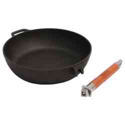 Сковорода 280/66мм чуг со съемной ручкой б/кр 0328 Биол (6)