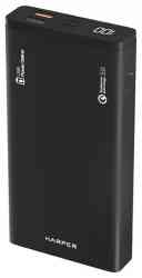 Внешний аккумулятор HARPER PB-10008 black 10000mAh Type-C: 5V/3A, 9V/2A, 12V/1.5A