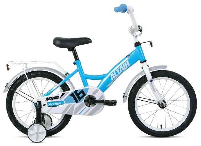 Велосипед ALTAIR KIDS 16 2020-2021, бирюзовый/белый