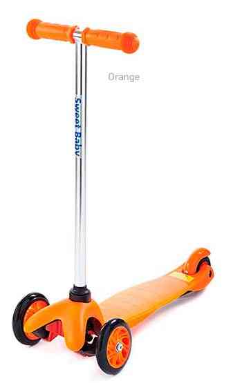 Самокат 3-х колесный Sweet Baby Triplex Bright Orange