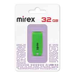 MIREX Flash drive USB3.0 32Gb Softa, 13600-FM3SGN32, Green, RTL