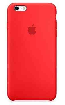 Силиконовый чехол Apple Case Red для iPhone 6/6s
