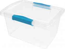 Ящик для хранения Laconic mini пластиковый с защелками 2,5 л BQ2494 (12/1)