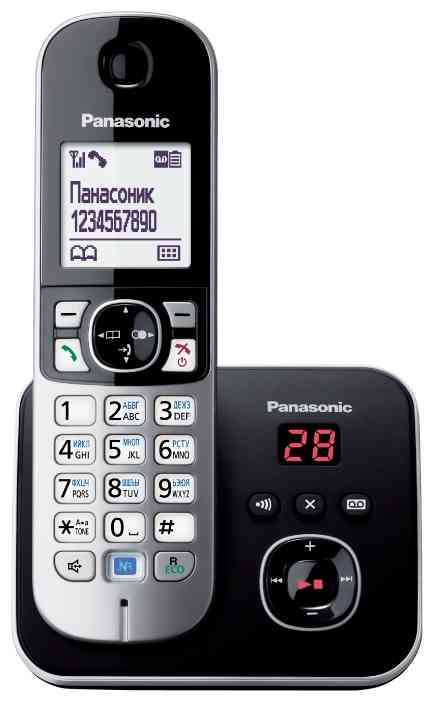 PANASONIC KX-TG 6821RUM серый металлик автооветчик