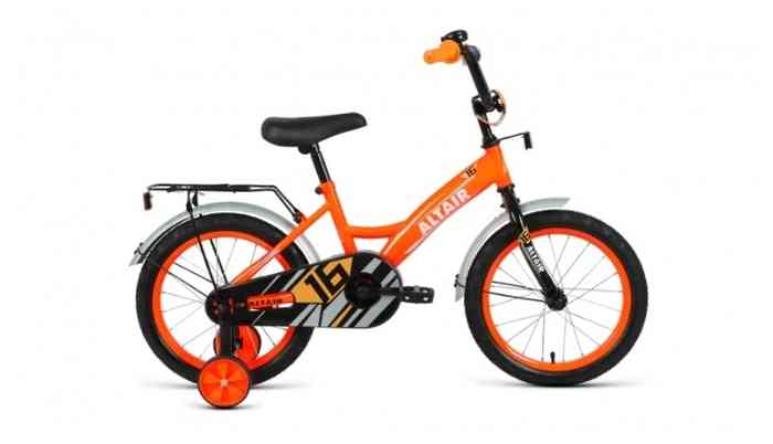 Велосипед ALTAIR KIDS 16 2020-2021, ярко-оранжевый/белый