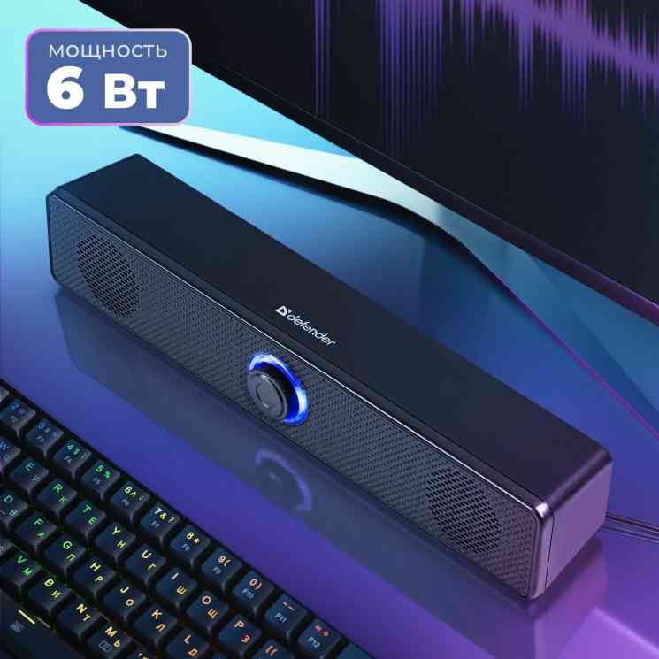DEFENDER Саундбар Z2 6 Вт, питание от USB