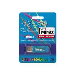 MIREX Flash drive USB2.0 32Gb Elf, Blue, RTL