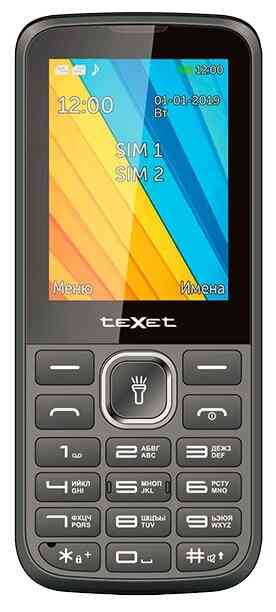 teXet TM-213 черный мобильный телефон