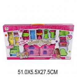 Набор мебели с домиком, кор.WL9955B