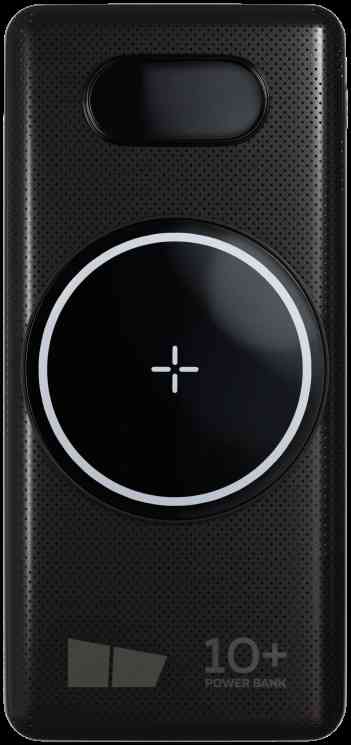 Внешний аккумулятор More choice PB70S-10 10000mAh Smart 3USB 3.0A с беспроводной зарядкой (чёрный)