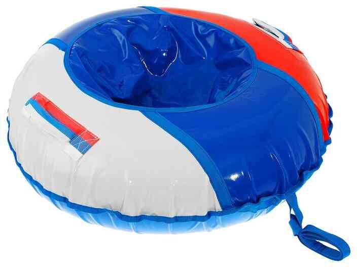 Санки-ватрушки ТРИКОЛОР диаметр 1,1