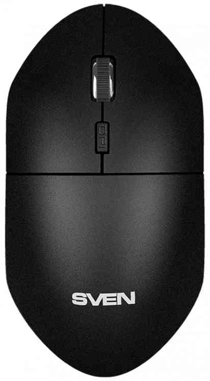 SVEN RX-515SW чёрная (2,4 GHz, 3+1кн. бесш. кн., 800-1600DPI Бес мышь