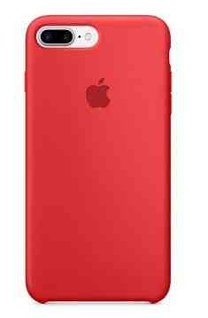Силиконовый чехол Apple Case Red для iPhone 7 Plus