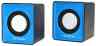 2.0 Гарнизон GSP-100, синий/черный, 2 Вт, материал- пластик, USB - питание акустическая система