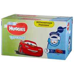 HUGGIES Трусики-подгузники для мальчиков 5 (13-17кг), Disney Box, 96 шт.