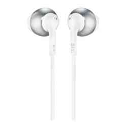 JBL T205 -гарнитура (вкладыши), светлый хром наушники