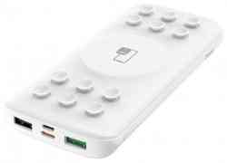 Внешний аккумулятор HOCO J56 10000mAh,2USB/Micro/Type-C, белый